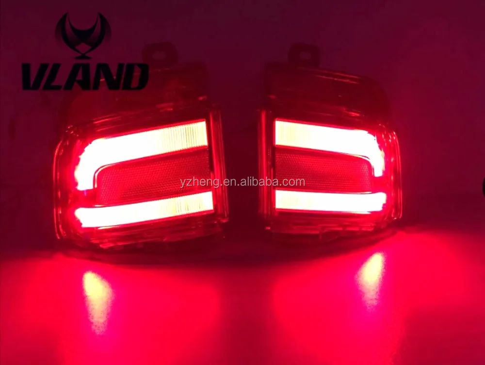 VLAND manufacturer accessories for car bumper light for Land Cruiser 2016 -UP for Land Cruiser back bumper light LED bumper lamp