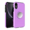 2019 New Product PC+TPU Hybrid Armor Shockproof Case with Airbag Phone Stand Holder for iPhone Xr & Magnetic Car Mount
