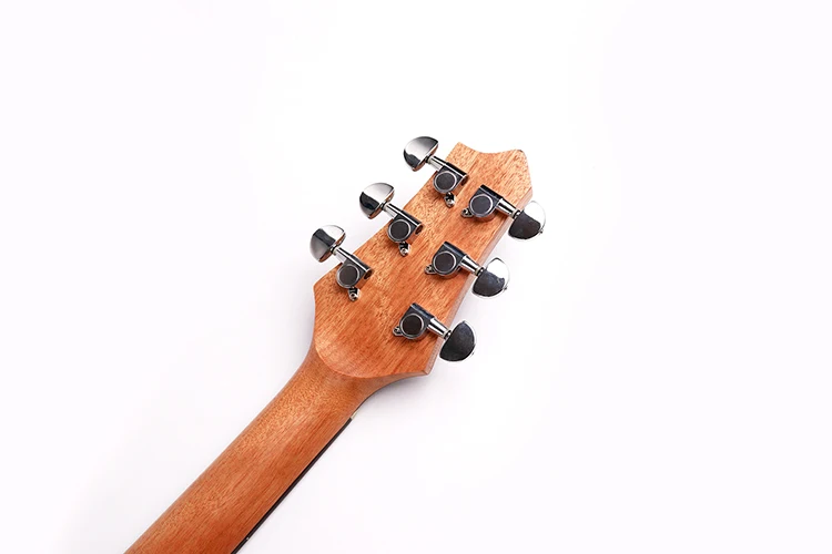 
OEM musical instrument best guangdong manufacturer engraving soundhole rosette Semi Guitar Acoustic 