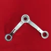 Factory price Kinlong 316 Stainless Steel Two Arms Mirror Glass Spider for 12mm Glass