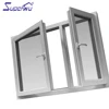 American style type pvc/upvc vinyl single hung window with tempered clear glass
