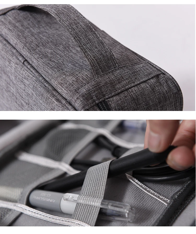 Runhui China Factory Wholesaler Best Selling cable organizer bag double layer digital storage organizer bag.jpg