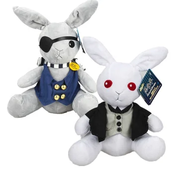 grey soft toy bunny