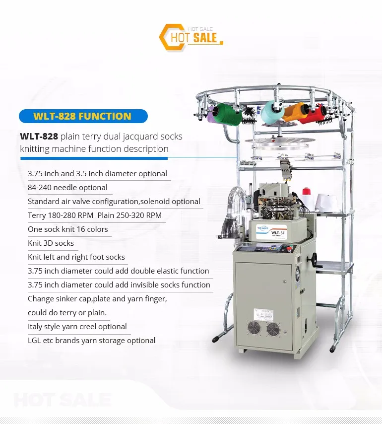 Wlt 6f828 Socks Machine Price Industrial Sock Knitting Machine View Socks Machine Price Weknit Product Details From Xinchang Weilite Textile