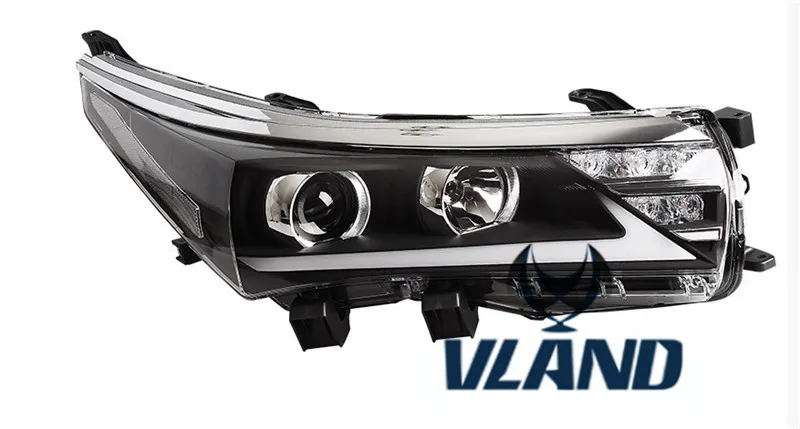 Vland Factory Car Headlamp for Corolla Altis LED head lamp 12V 35w auto headlight front lamp 2014-2016