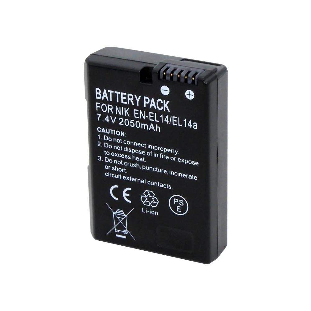 Batteria Patona Premium 7,4V 1100mAh per Nikon D5100,D5200,D5300,D5500,D5600,Df