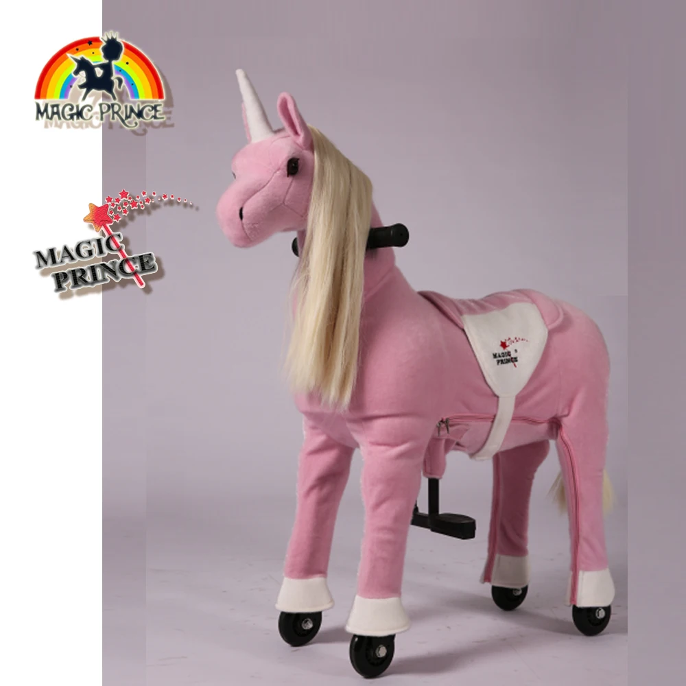 mechanical walking ride on unicorn