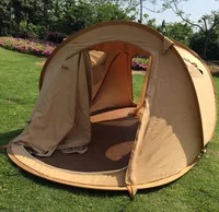 

2 doors pop up canvas tent