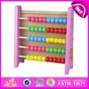 2015 Montessori Kids Wooden Math abacus rack toy,Color Math Toy Children Abacus,Educational Math toy wooden abacus frame W12A011
