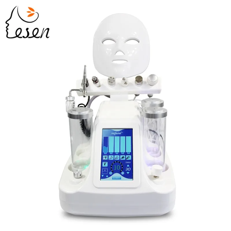 

2018 top selling little bubble hydra Beauty Oxygen Medical 7 in 1 Water Oxygen injection Skin Care jet peel Machine, White
