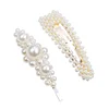 Fashion Ins Jewelry Pearl Hair Clip Korea Snap Button Hairpins Headpiece Girls Accessories Pearl Hair Clip For Women