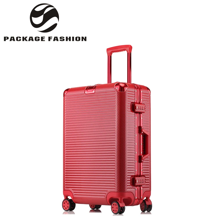

Custom processing weaving decorative business 20 24 26 29 inch aluminum frame carry on luggage suitcase box abs, Black, red, dark blue, dark gray, titanium gold, silver, rose gold