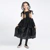 Cross-border hot style Halloween children dress up in dark bridal dresses