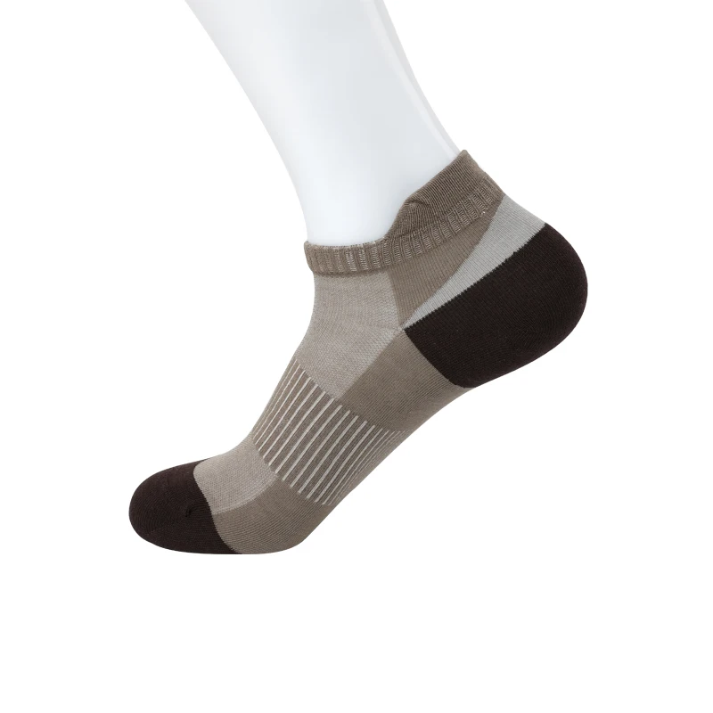 

Wholesale Casual Silky Sports Mens Bamboo Short Ankle Athletic Socks, White, black, gray,brown