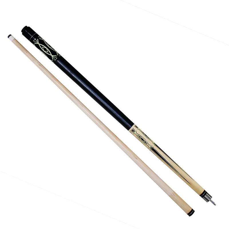 

High quality 1/2-pc fast joint maple wood hand made Billiard Table playing Que Stick 8 ball Pool cue stick 57inch