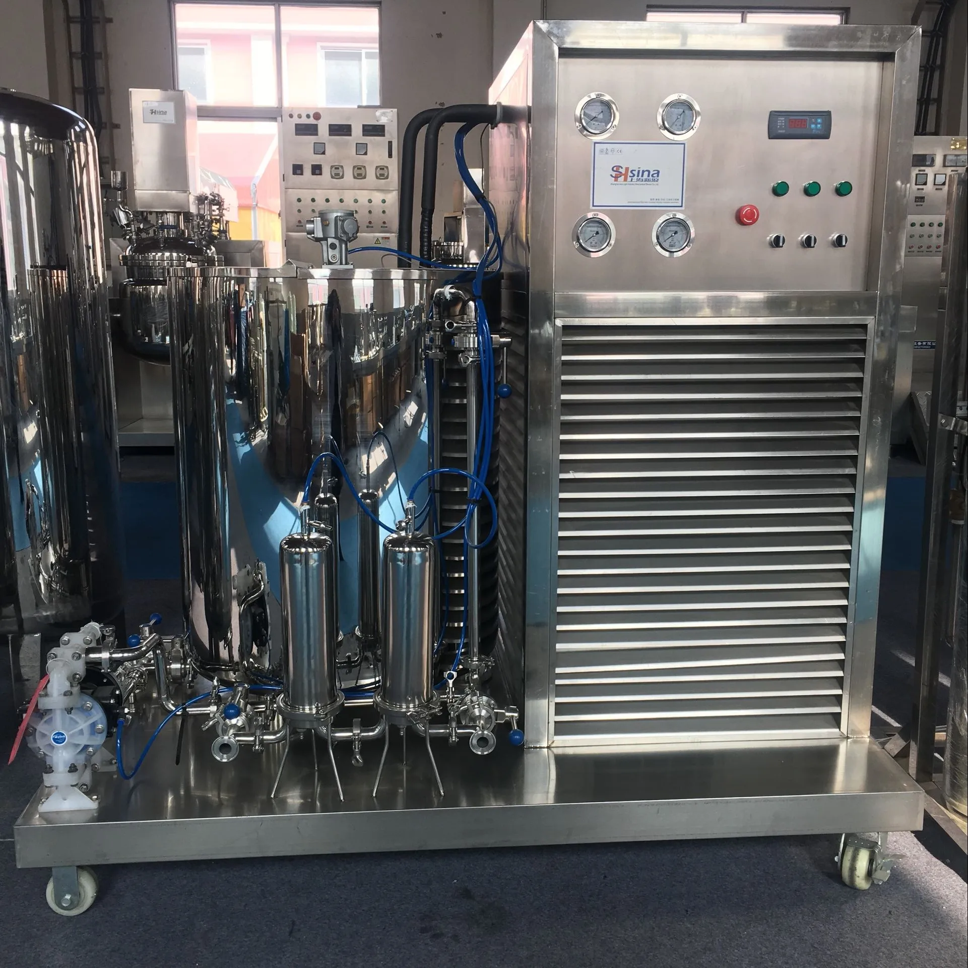 Shanghai CE standard perfume freezing filter making machine to make perfume