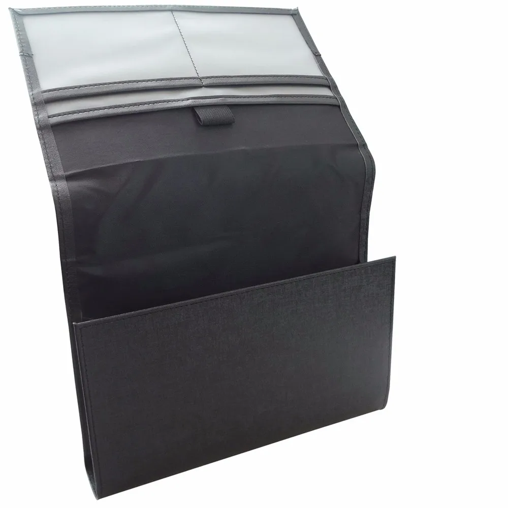 Leather Business Custom A5 Folding Leather File Folder Car Manual ...