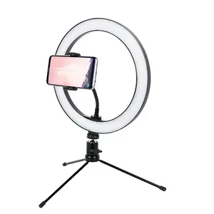 10 LED dimmable selfie ring circle  light for makeup,webcast streaming or photography