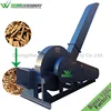 Persimmon tree chips making commercial firewood processor