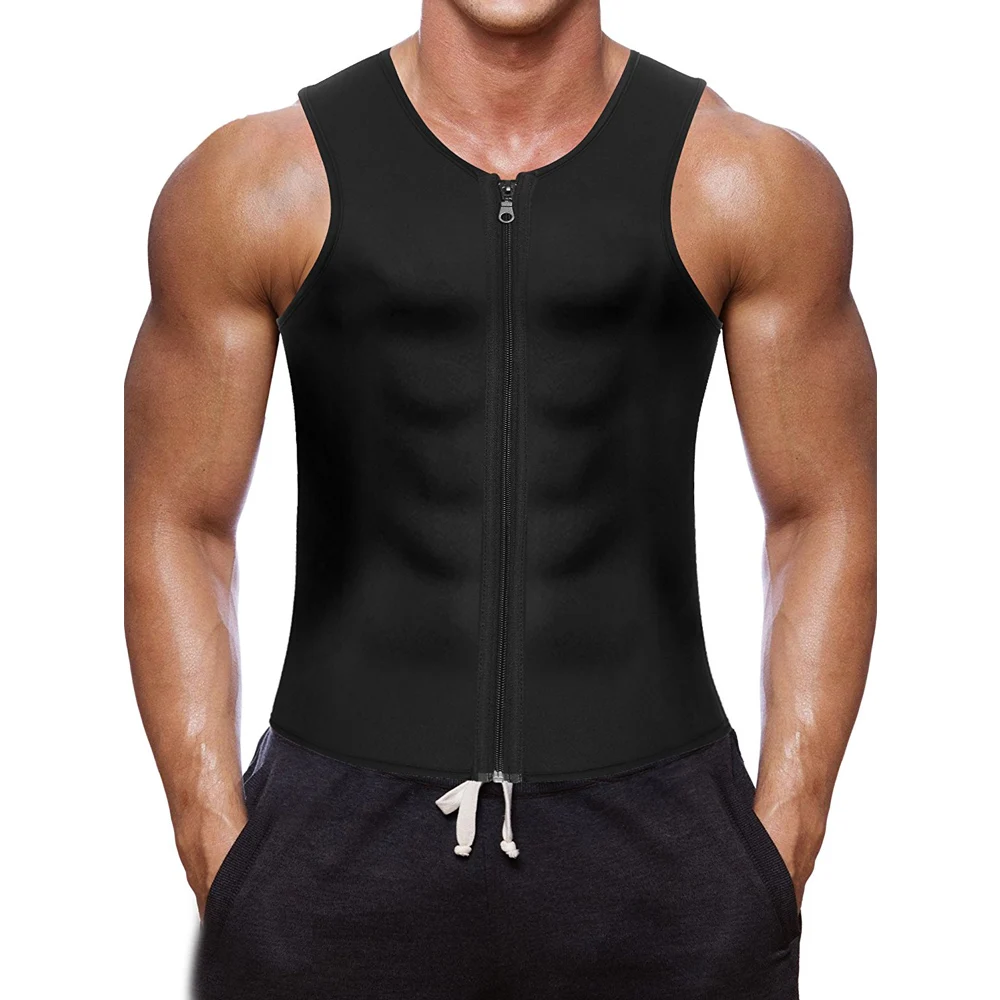 

Neoprene Hot Sweat Slimming Body Shaper Vest For Man, Black,red,yellow,blue