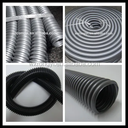 
black gray plastic vacuum hose 