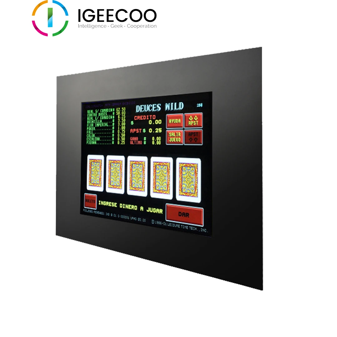 

Vga cga rs232 19 inch ir touch screen lcd monitor for pog game from IGEECOO