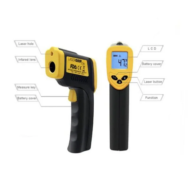 Non-contact Laser Infrared Industrial Digital Thermometer