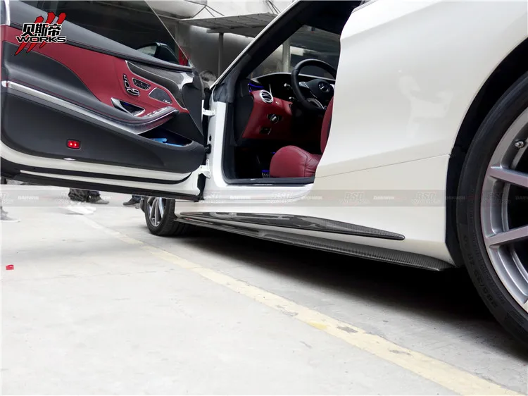 darwinpro 跑车碳纤维侧裙/侧板 forbenz s63 amg