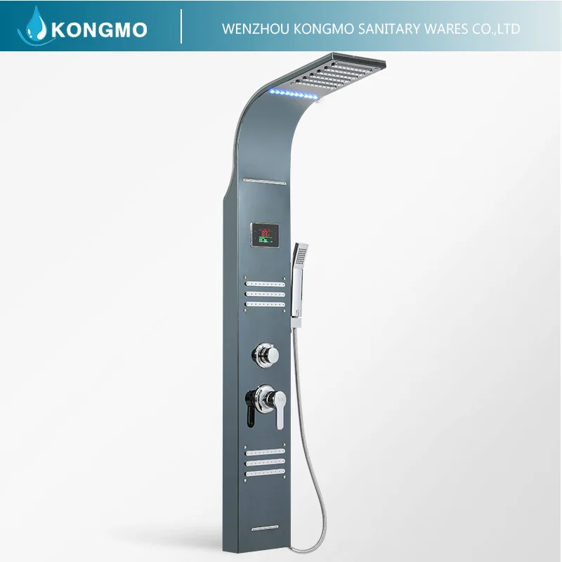
Konmo Multifunction Stainless Steel Massage Rainfall Shower Panel 6214-1 