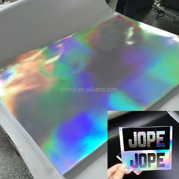 Custom Make Destructible Adhesive Rainbow Holographic Graffiti Eggshell