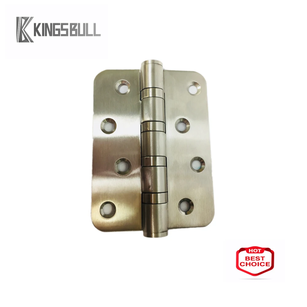 4 Inch Stainless Steel Security Door Hinge Round Corner