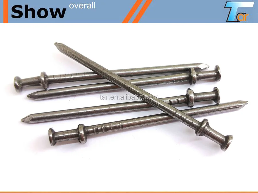 Polished Or Galvanized Usa Standard Sizes Duplex Nail,Double Head Nail