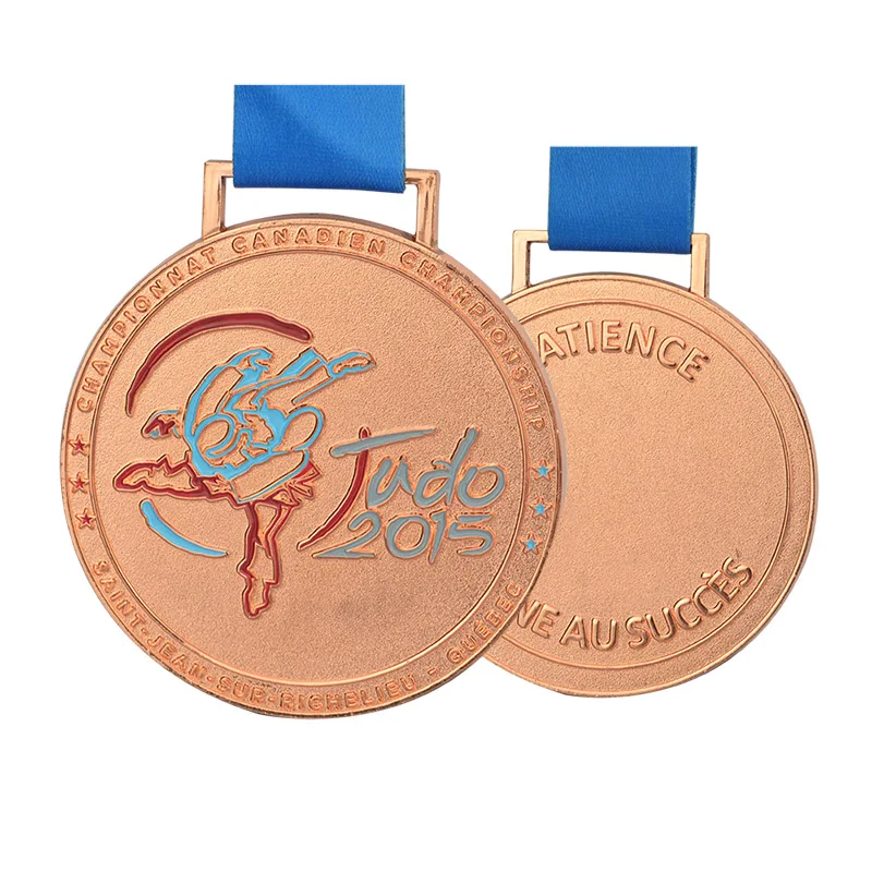 

China Artigifts Manufacturer Promotional Cheap Blank Engraved Medallion Race Copper Award Medal Metal Custom Judo Sports Medals