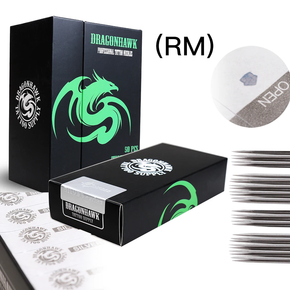 

Dragonhawk 500pcs Professional Premium Tattoo Needles