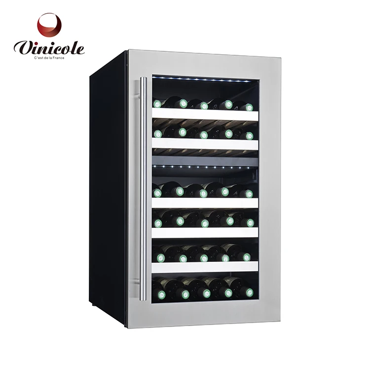42 Bottles Dual Zone Freestanding Wine Fridge Freezer Buy Wine Fridge