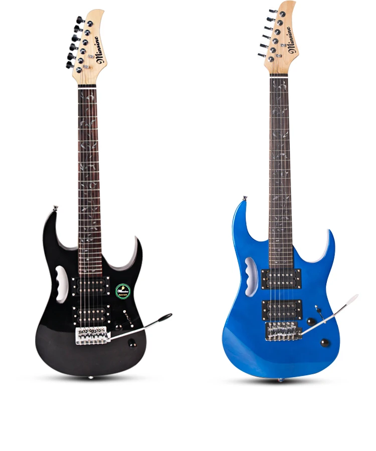 Professional musical instrument Factory oem colorful travel mini kids electric guitar
