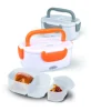 Hot sales Single Layer Electric Heating Insulated Bento Stainless Steel Lunch Box For Car and home Use
