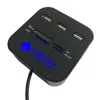 Hub & Multi-Card Reader 3 port usb hub 2.0 HUB with Micro multi card reader for SD/MMC/M2/MS/MP