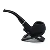 black resin material cigarette tobacco pipe good quality man gift smoking pipe