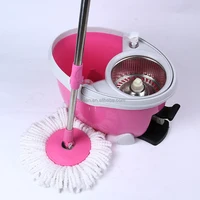 

2019 Best Selling Products Double Drive Microfiber 360 Spin magic Mop And Bucket