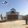 China steel frame layer poultry farm shed structures construction design