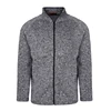 High quality sport winter men outwear knit fleece plain solid color single layer man jacket