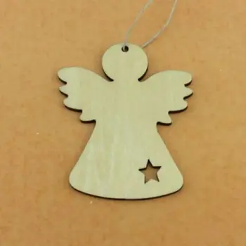 Laser Cut Wooden Angel Wood Christmas Angel Ornaments - Buy Wood ...