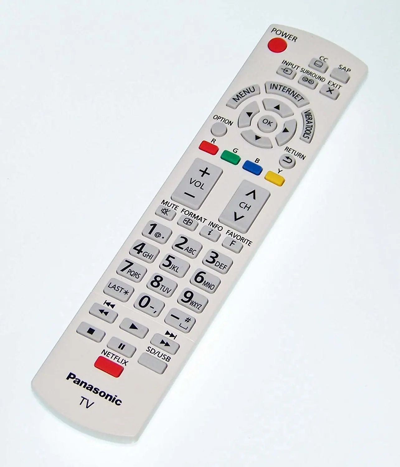 Get Quotations · OEM Panasonic Remote Control Originally Shipped With TC-32LEW56,  TC32LEW56
