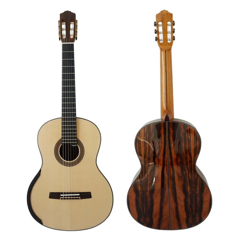 

Aiersi brand Java ebony smallman classical guitar, Natural