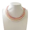 NEW Freshwater high light pearl rice shape beads 6-7mm pearls strand pure surface pearl for necklace