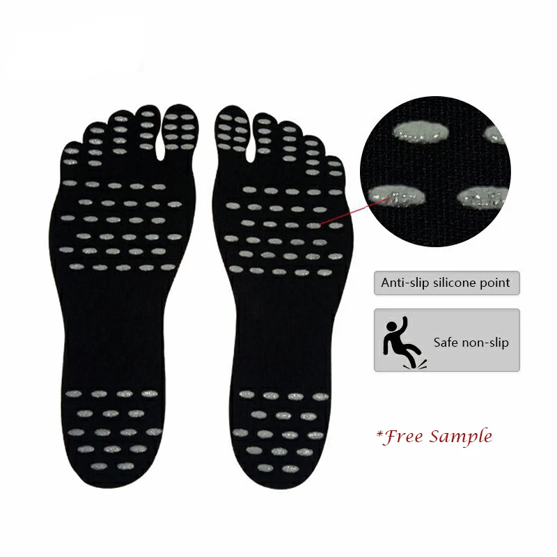 Barefoot Shoes Insole Anti Slip Sticking Insole Stick On Beach Foot Pad