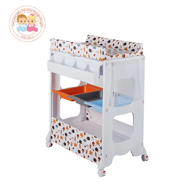 

Baby changing table with bathtub and EVA Mattress baby item baby bathtub and changing table, Oem