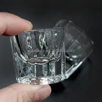 

Nail Art Equipment Mini Bowl Cups Glass Dappen Dish for Nail Art Acrylic Liquid Powder