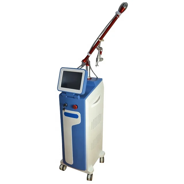

High quality co2 Fractional laser machine with free graphic input and 1540nm erbium laser, Blue
